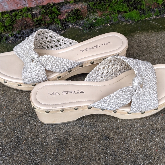 Via Spiga Shoes - VIA SPIGA CROCHET SANDALS SIZE 8